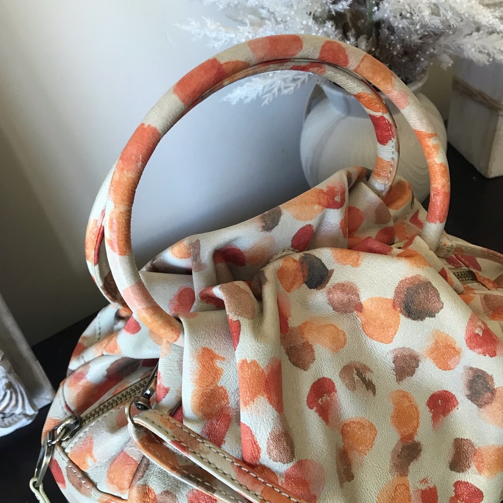 HOBO Darling Small Leather Satchel Crossbody, Dotted Shimmer - Picture 13 of 16